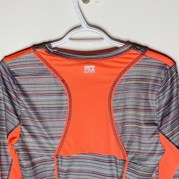 Fila Performance running neon mesh insert top sz S - Picture 4 of 10